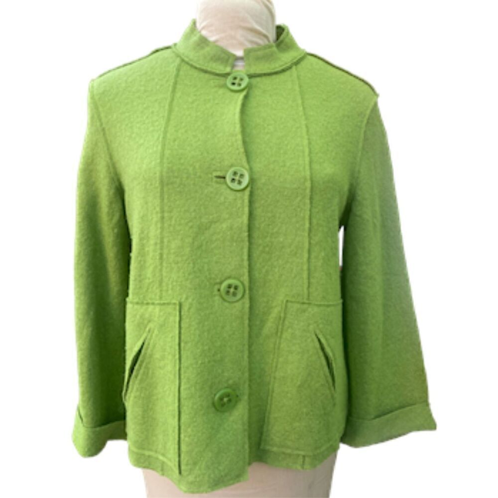 Coldwater Creek Boiled Wool Blend Sz. S Sweater/Shacket/Sweater